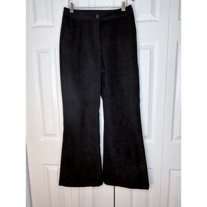 Hunter & Brown Black High Waist Wide Leg‎ Corduroy Pants Size M